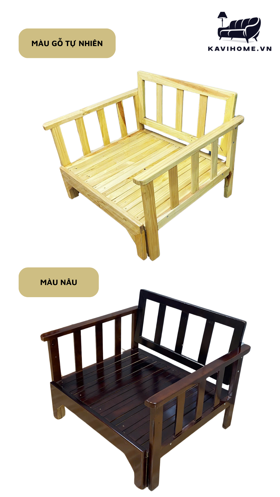 giuong keo mau tu nhien và phun nau