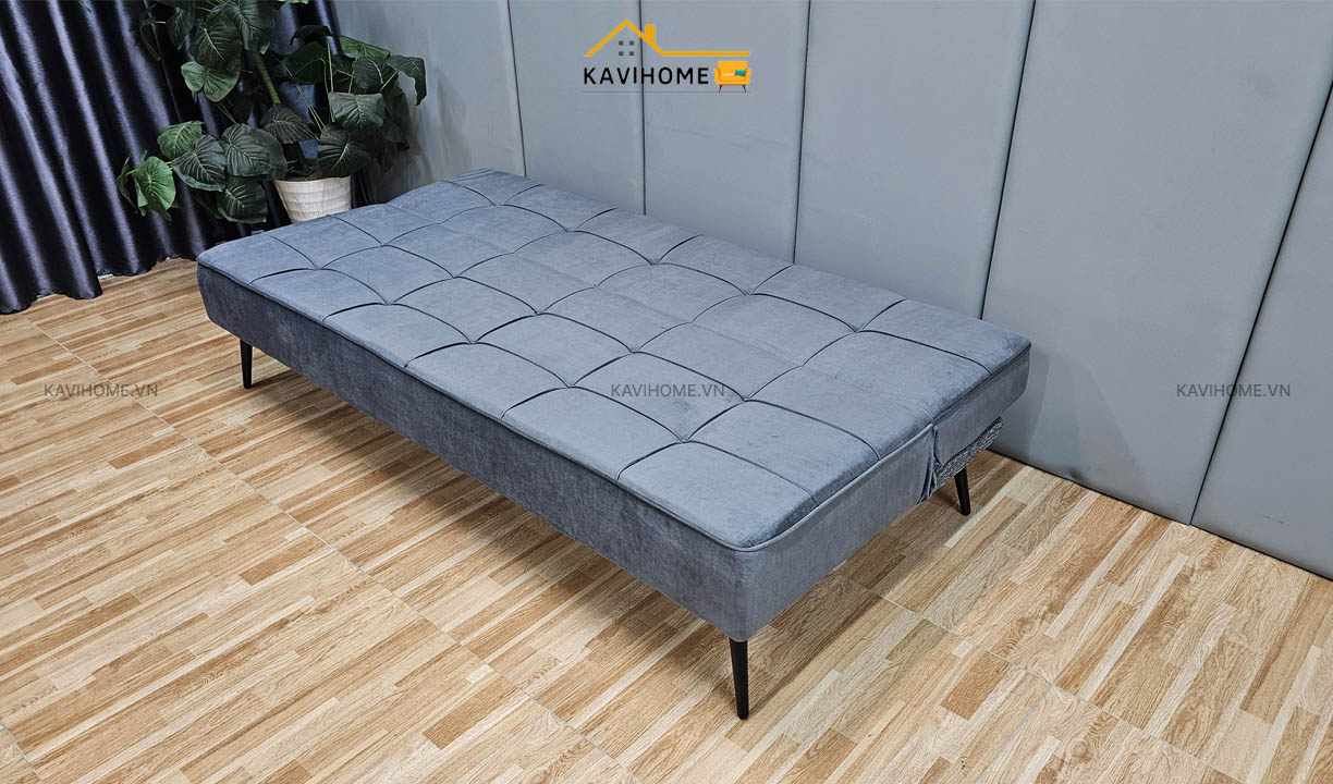 sofa bed viền vuông kích thước nhỏ gọn, tiện lợi