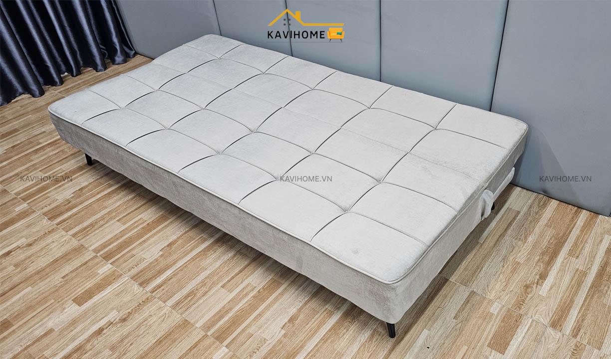 sofa bed vuong duong may vuong vuc deu dan mau be beige
